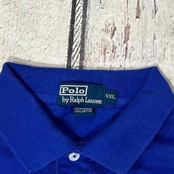 Polo by Ralph Lauren Men's Blue Polo Golf Short Sleeve Summer Shirt - Picture 6 of 6